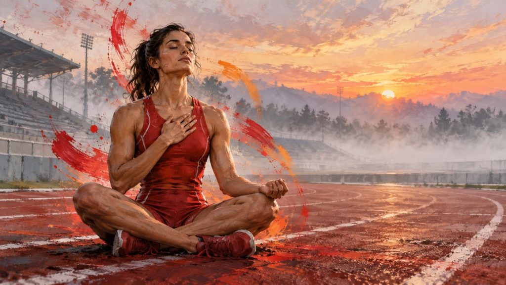 Moc wewnętrznego głosu. Jak skutecznie słuchać siebie w sporcie? – ilustracja, psychologia sportu